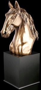 hestehoved skulptur